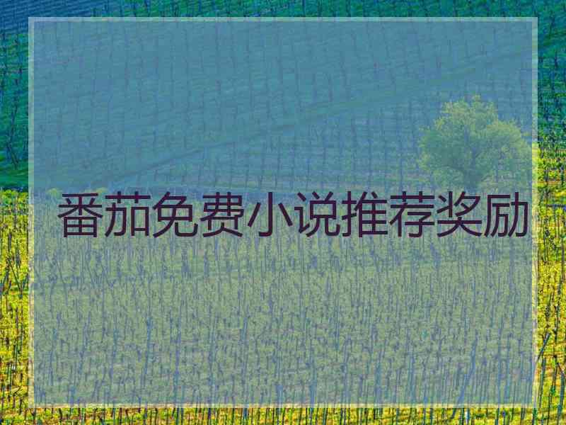 番茄免费小说推荐奖励