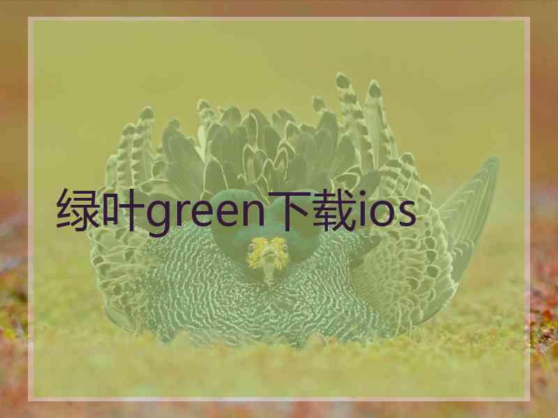 绿叶green下载ios