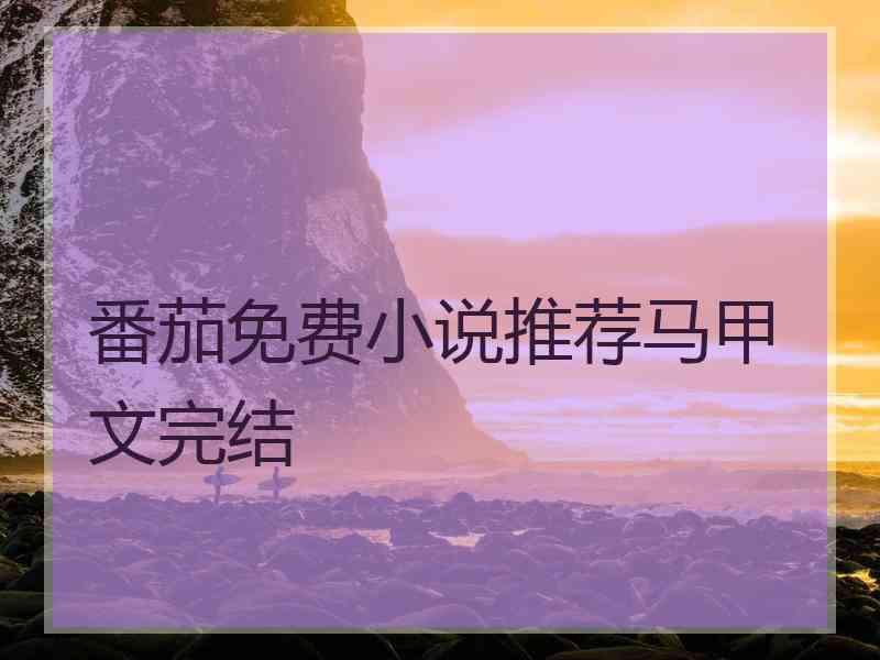 番茄免费小说推荐马甲文完结
