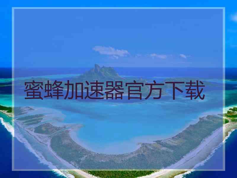 蜜蜂加速器官方下载