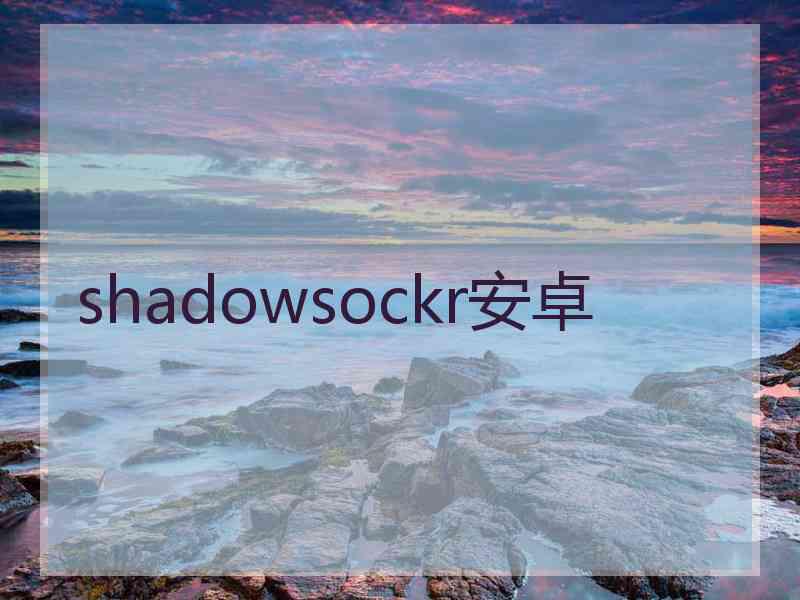shadowsockr安卓