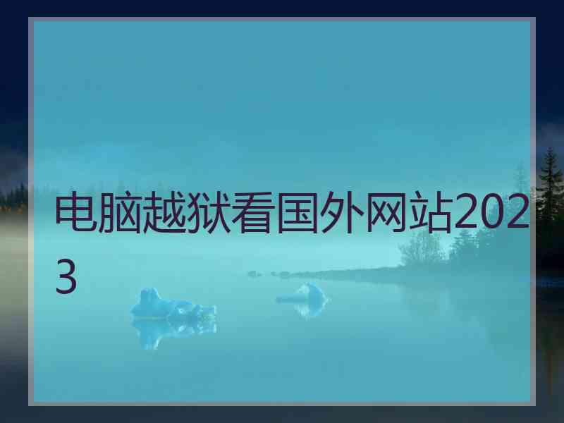 电脑越狱看国外网站2023