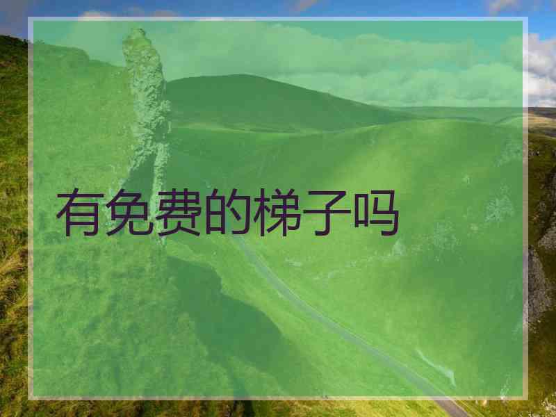 有免费的梯子吗