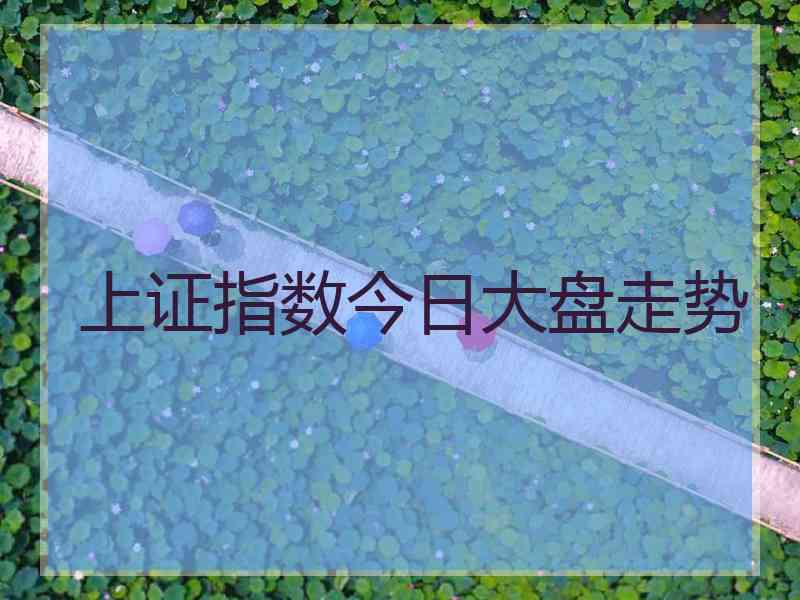 上证指数今日大盘走势