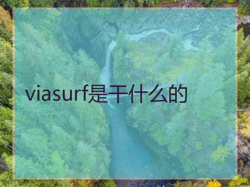viasurf是干什么的