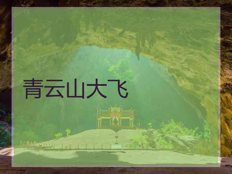 青云山大飞