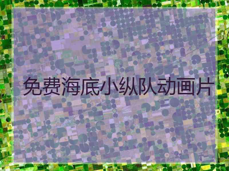 免费海底小纵队动画片