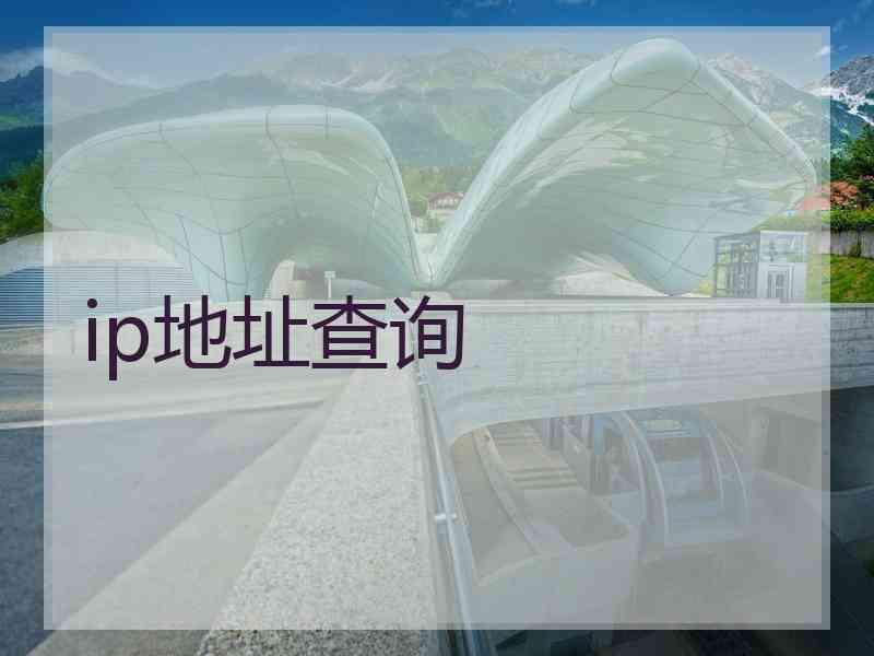 ip地址查询