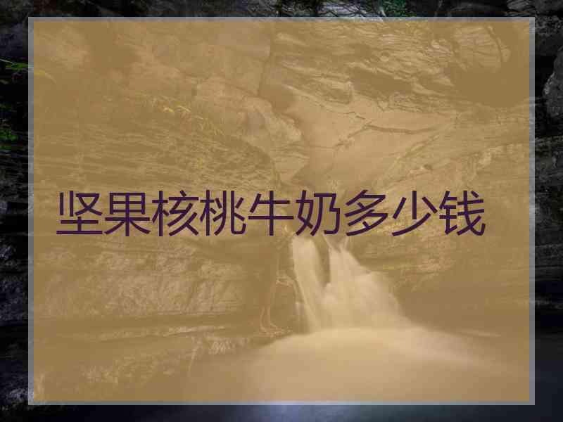 坚果核桃牛奶多少钱