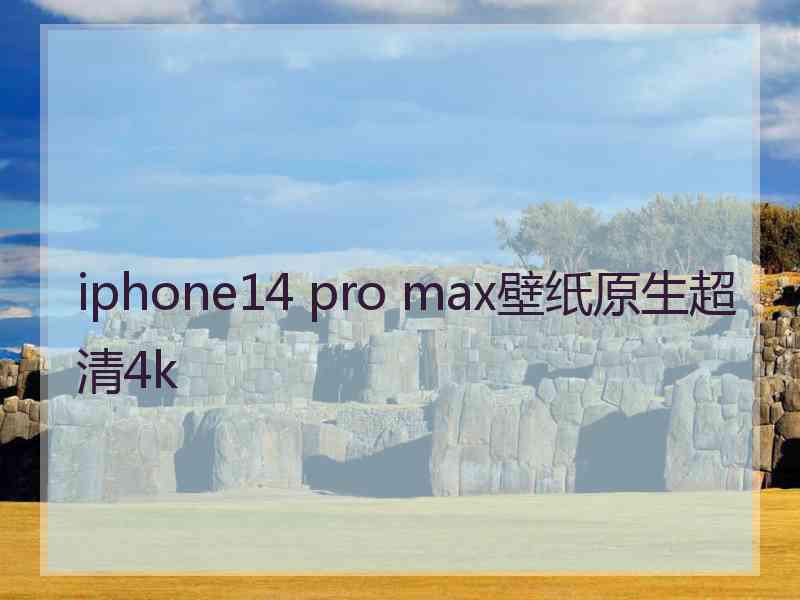 iphone14 pro max壁纸原生超清4k