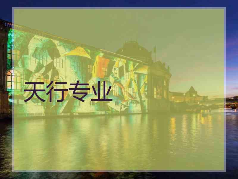 天行专业