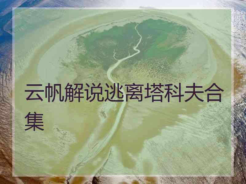 云帆解说逃离塔科夫合集