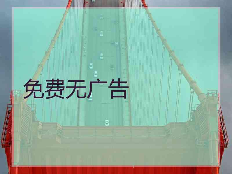 免费无广告