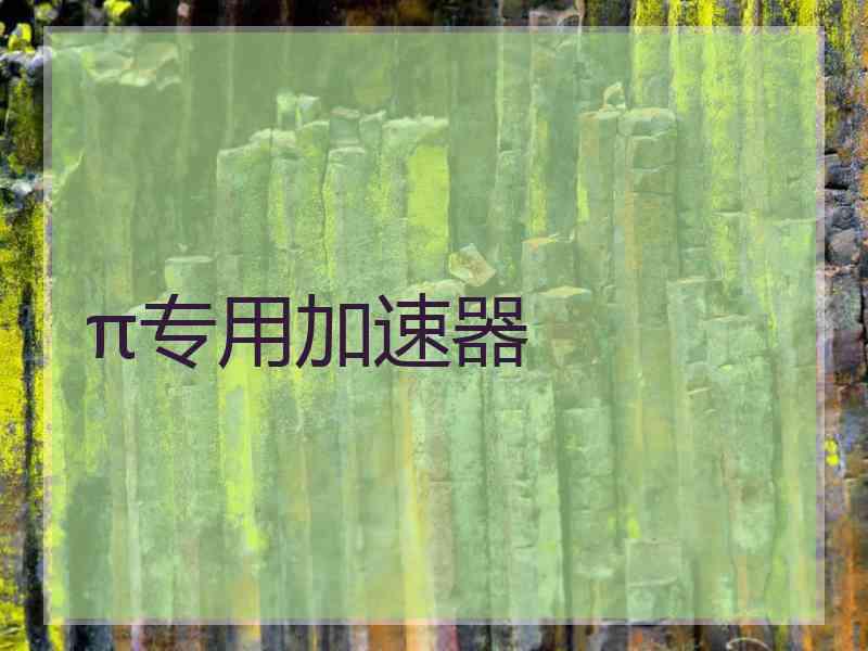π专用加速器
