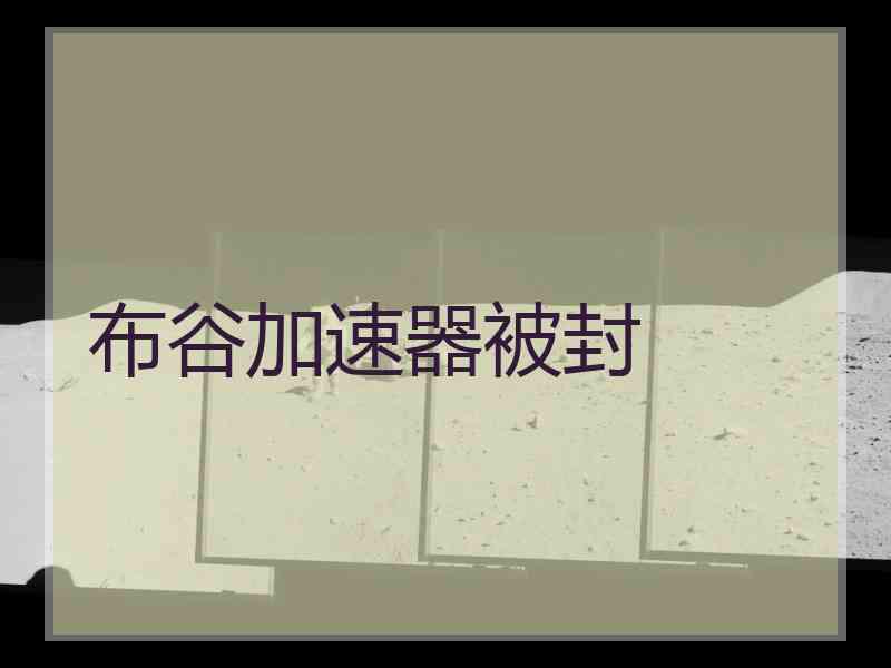 布谷加速器被封