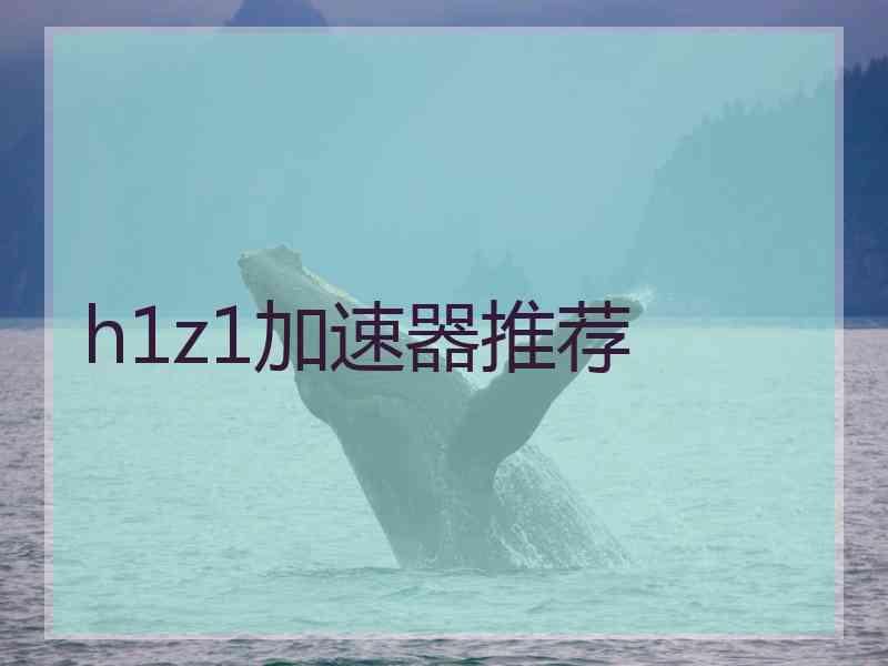h1z1加速器推荐