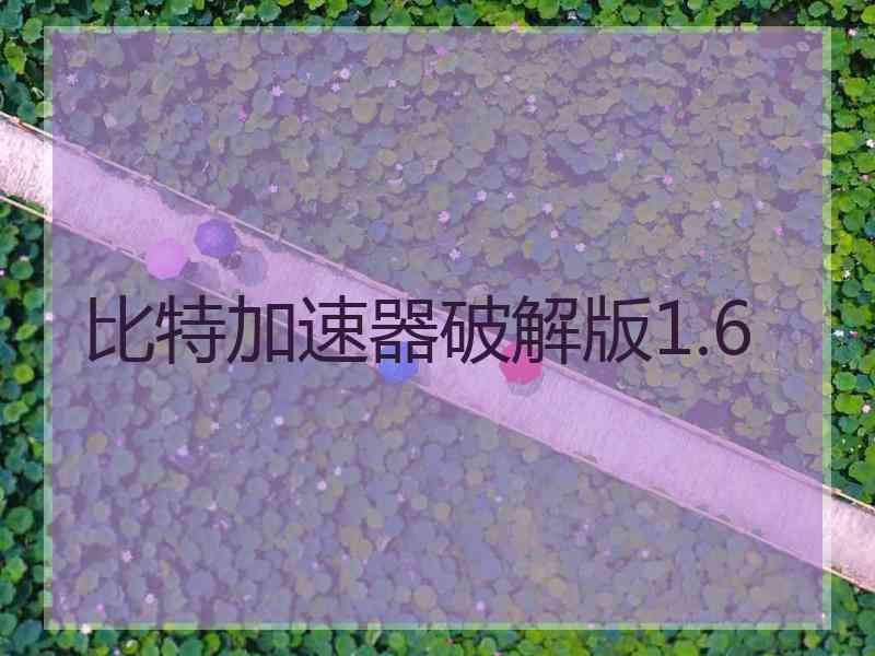 比特加速器破解版1.6