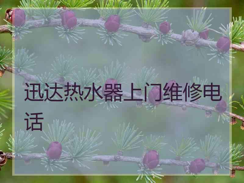 迅达热水器上门维修电话