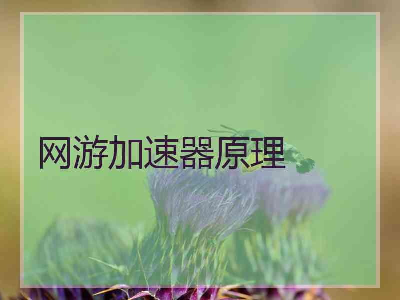 网游加速器原理