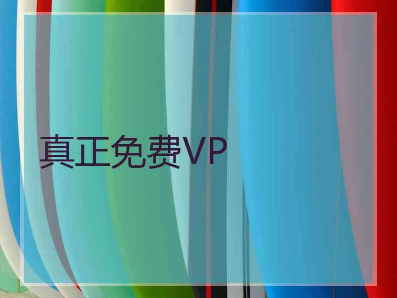 真正免费VP