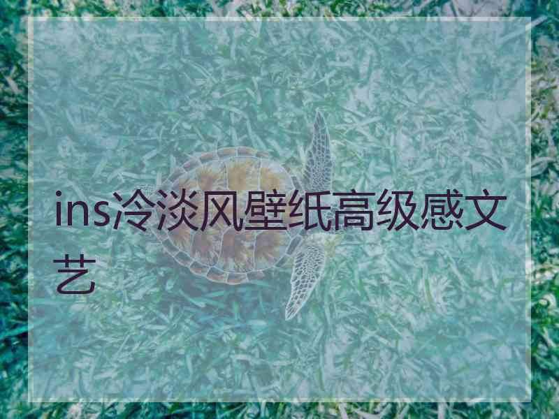 ins冷淡风壁纸高级感文艺