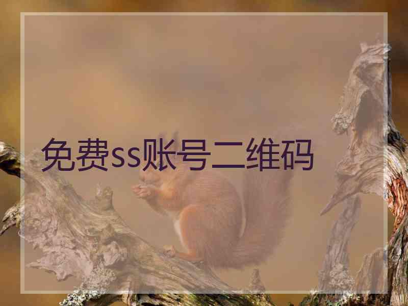 免费ss账号二维码