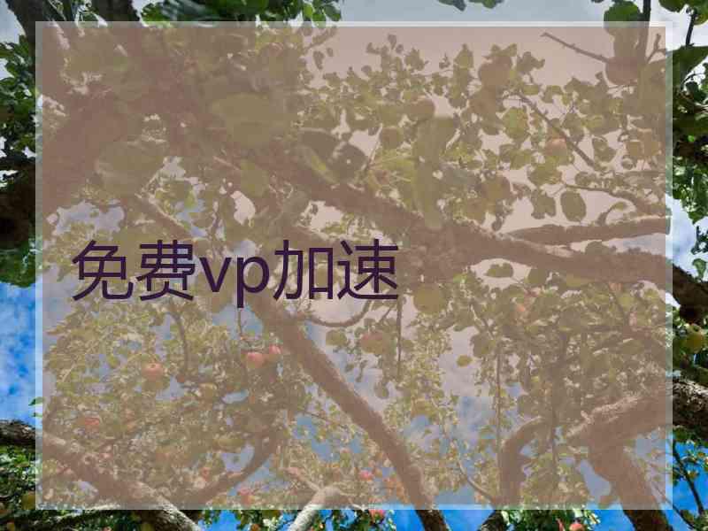 免费vp加速