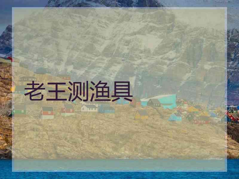 老王测渔具