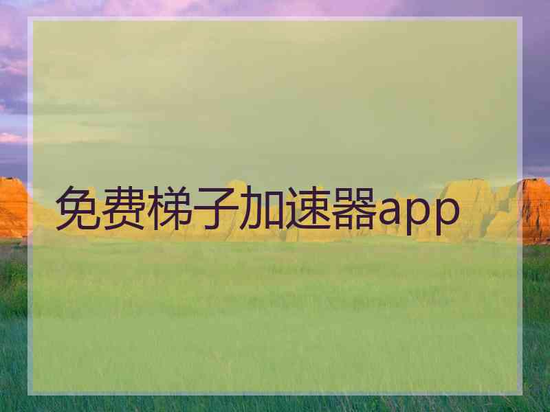 免费梯子加速器app