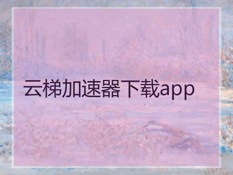 云梯加速器下载app