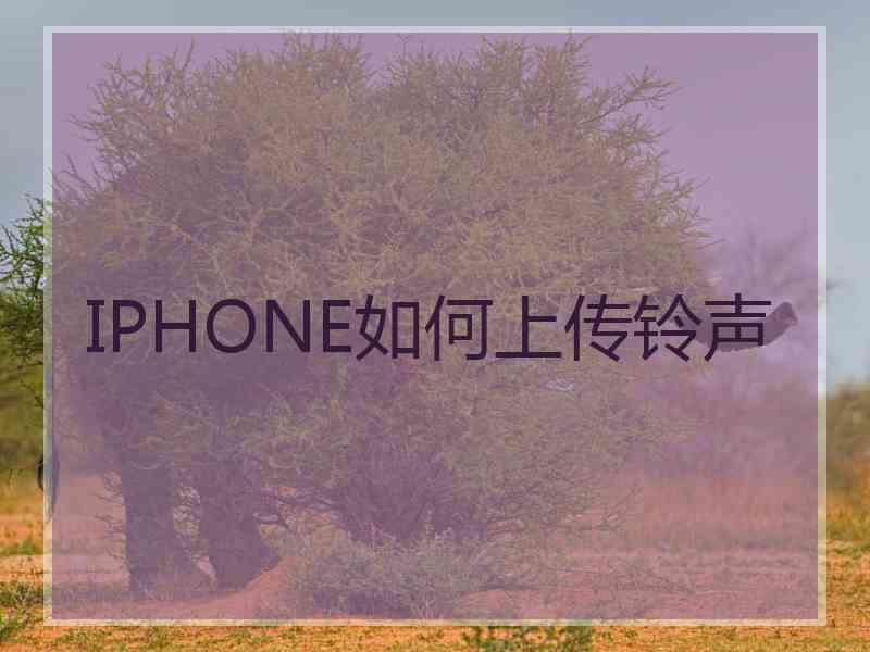 IPHONE如何上传铃声