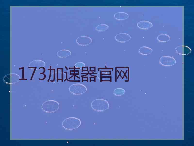 173加速器官网