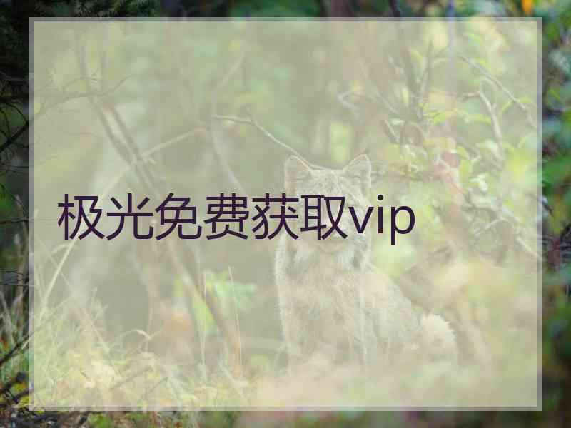 极光免费获取vip