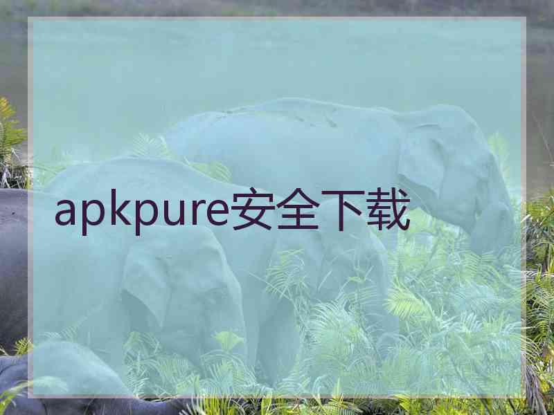 apkpure安全下载