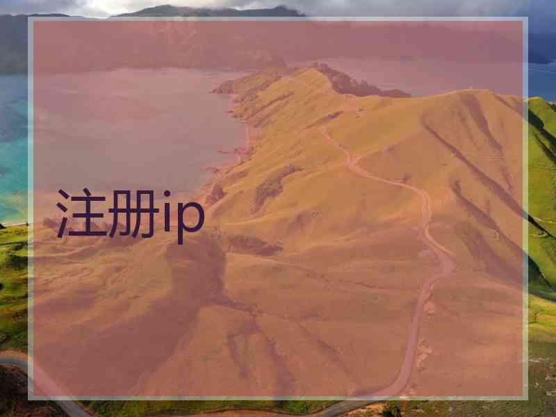 注册ip