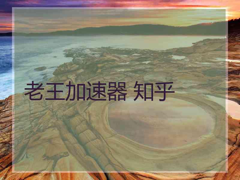 老王加速器 知乎