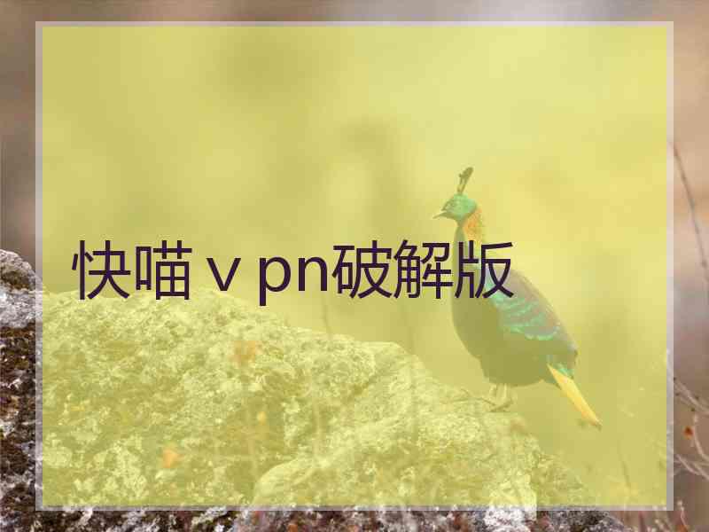 快喵ⅴpn破解版