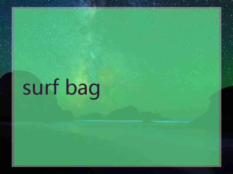 surf bag
