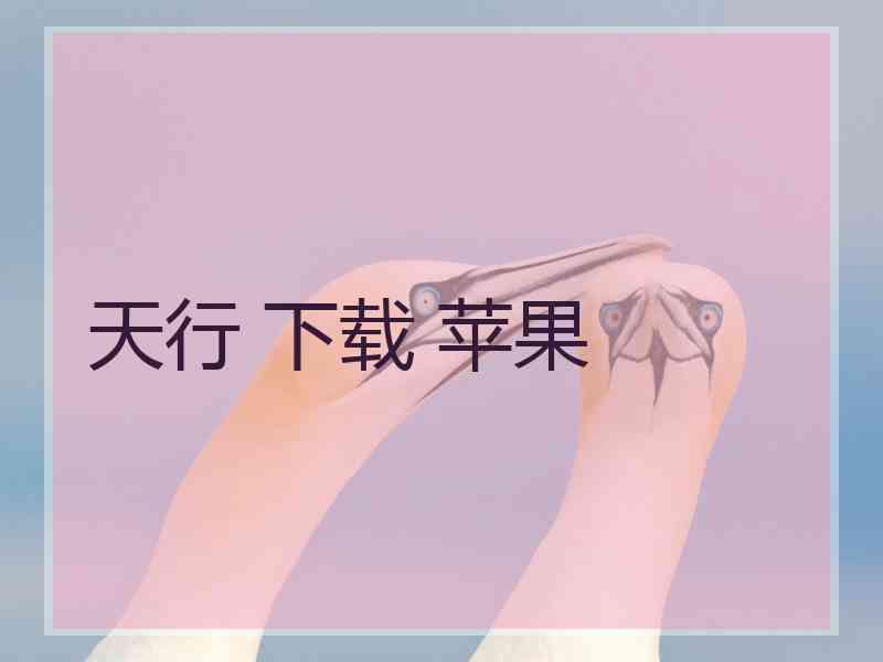 天行 下载 苹果