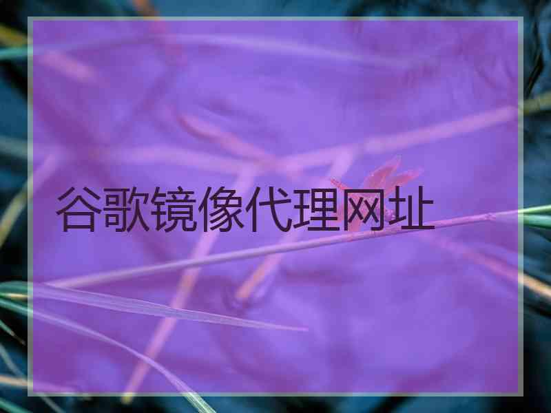 谷歌镜像代理网址
