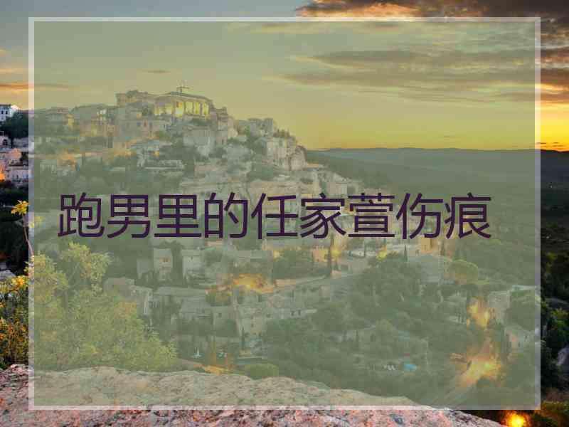 跑男里的任家萱伤痕