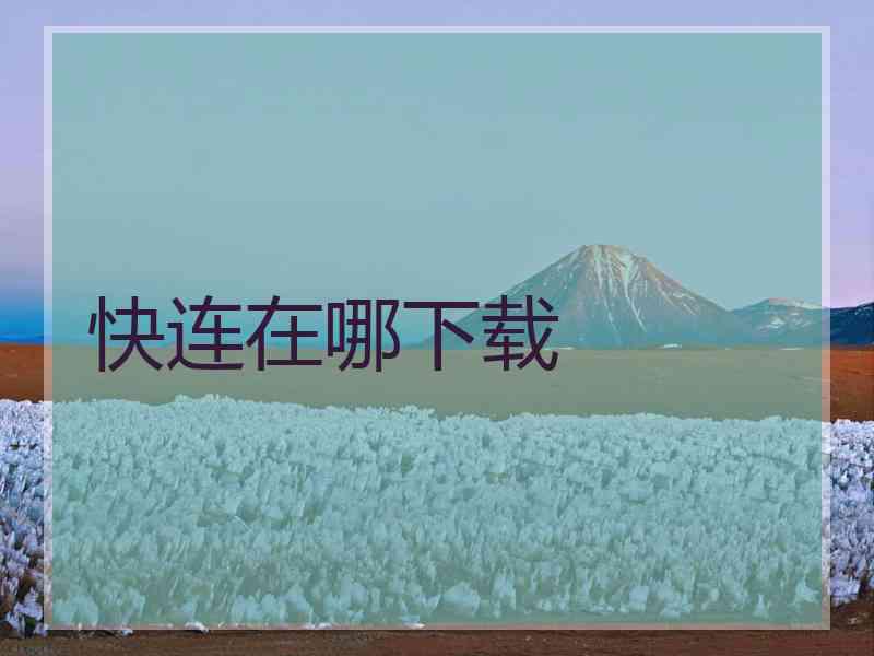 快连在哪下载