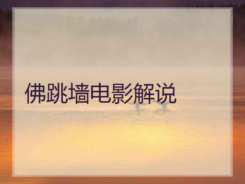 佛跳墙电影解说