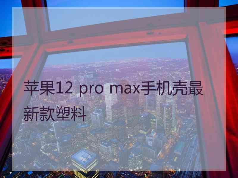 苹果12 pro max手机壳最新款塑料