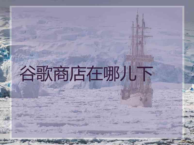 谷歌商店在哪儿下