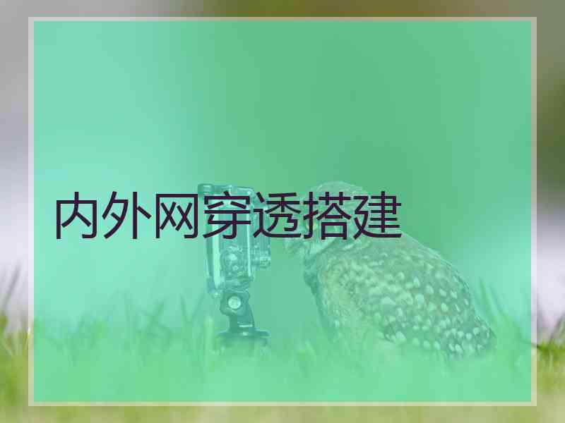内外网穿透搭建