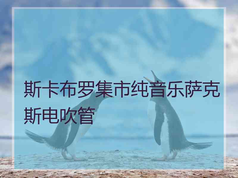 斯卡布罗集市纯音乐萨克斯电吹管