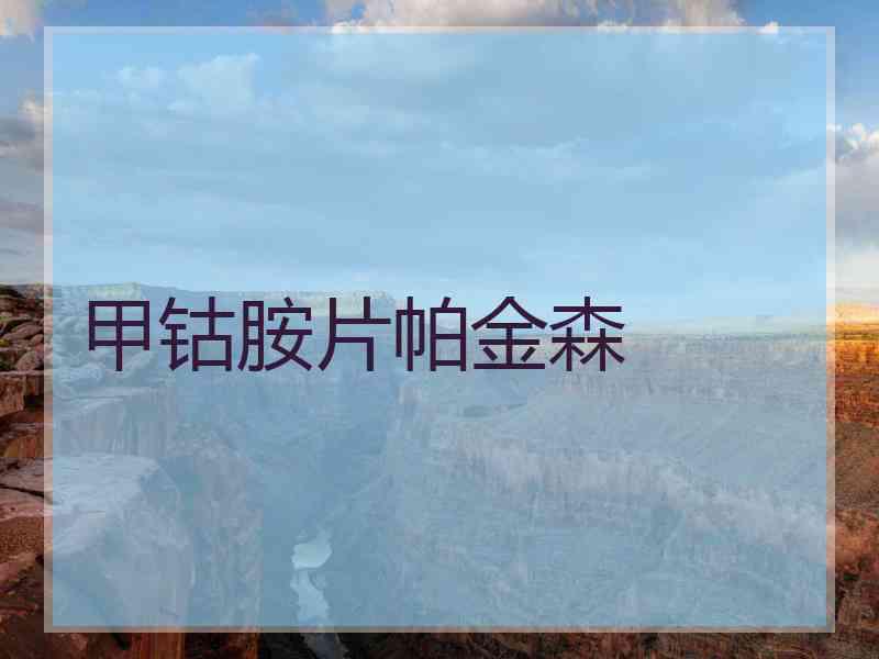 甲钴胺片帕金森
