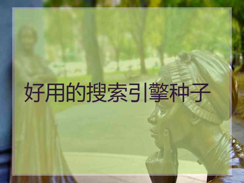 好用的搜索引擎种子