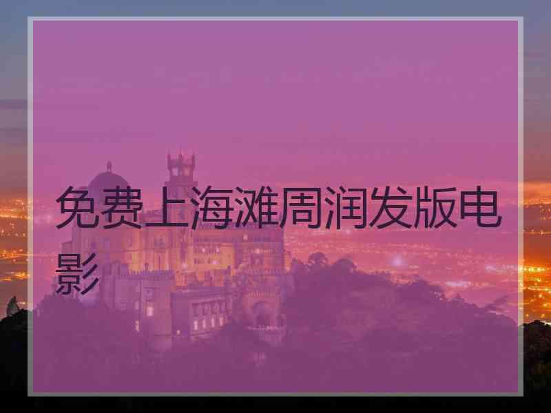 免费上海滩周润发版电影
